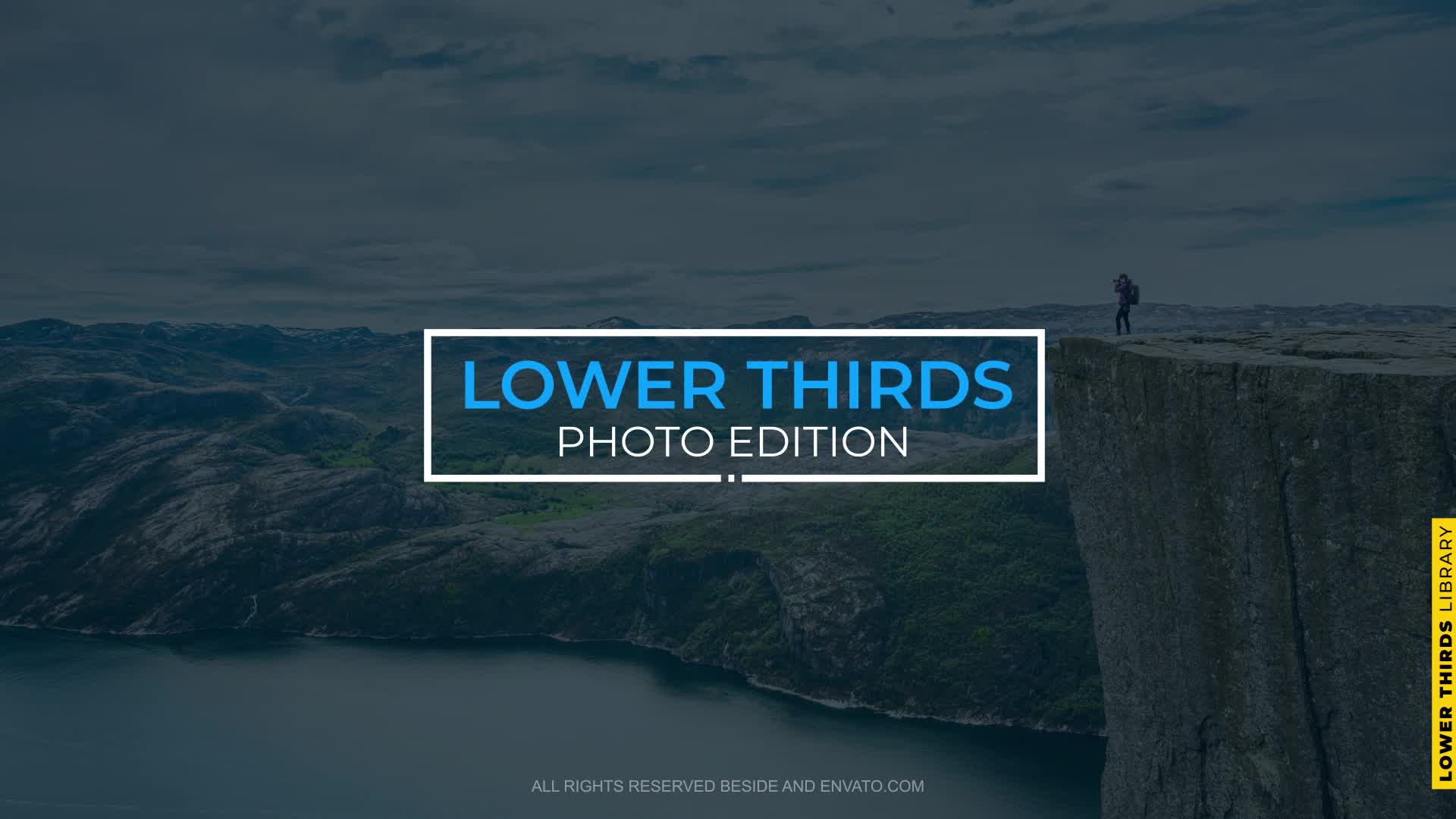Lower Thirds Photo Edition | AE Videohive 35756087 After Effects Image 1