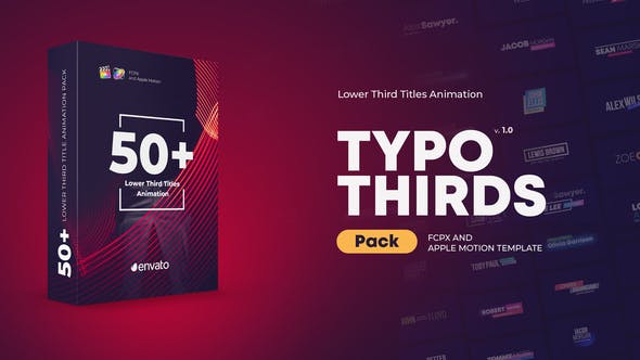 Lower Thirds Titles for FCPX - Videohive 26707729 Download