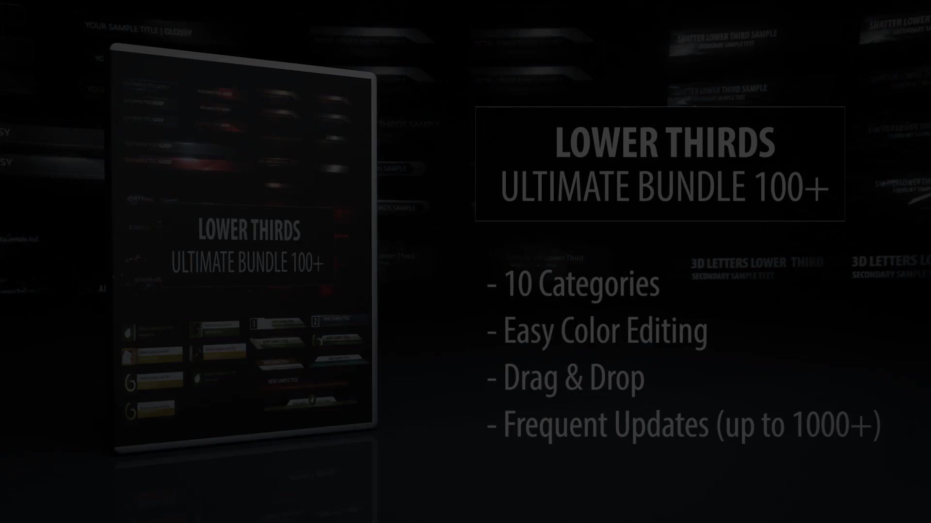 Lower Thirds Ultimate Bundle 100+ - Download Videohive 14746750