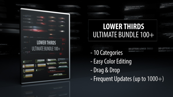 Lower Thirds Ultimate Bundle 100+ - Download Videohive 14746750