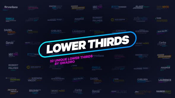 Lower Thirds - Videohive Download 38527586