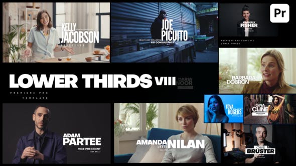 Lower Thirds VIII - Download Videohive 34099052