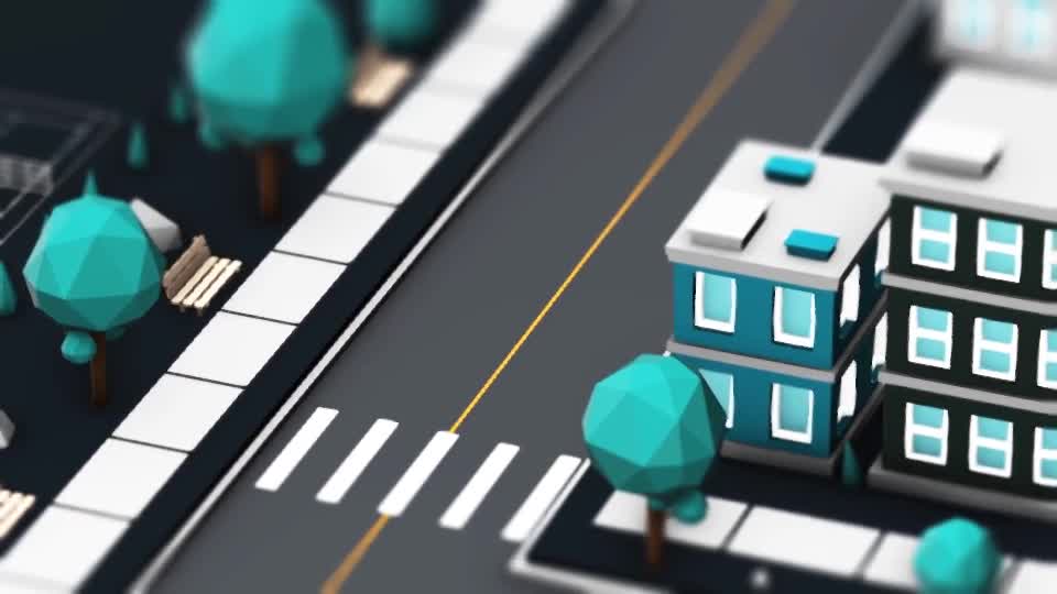 LowPoly 3D City Videohive 19175827 After Effects Image 1