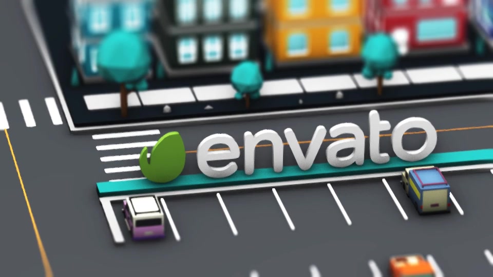 LowPoly 3D City Videohive 19175827 After Effects Image 10