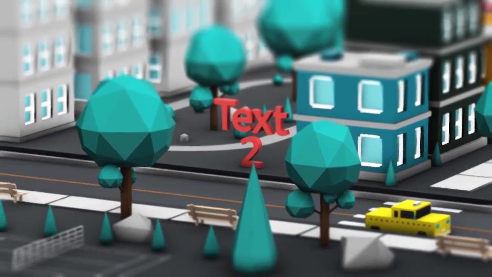 LowPoly 3D City Videohive 19175827 After Effects Image 4