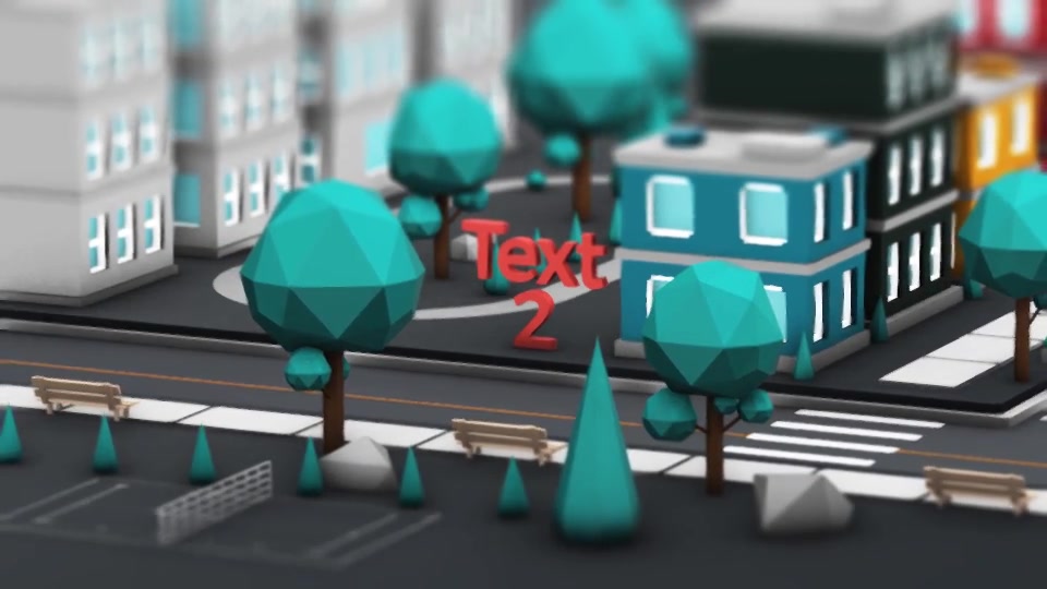 LowPoly 3D City Videohive 19175827 After Effects Image 5