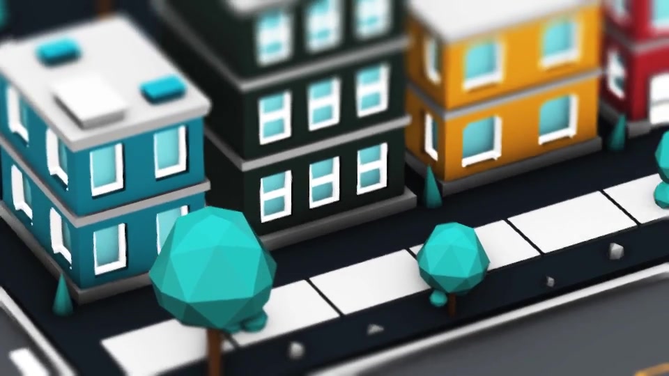 LowPoly 3D City Videohive 19175827 After Effects Image 6