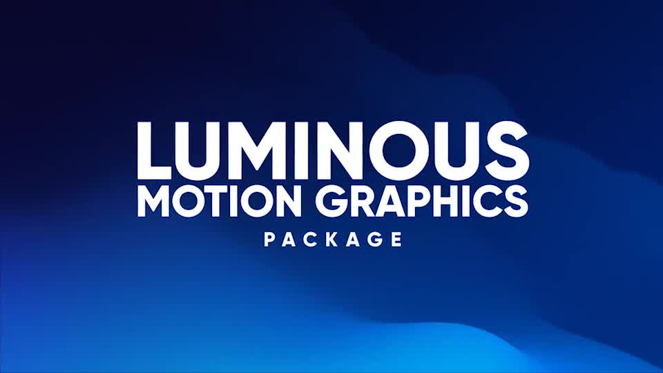 Luminous Motion Graphics Package Videohive 21686109 After Effects Image 1
