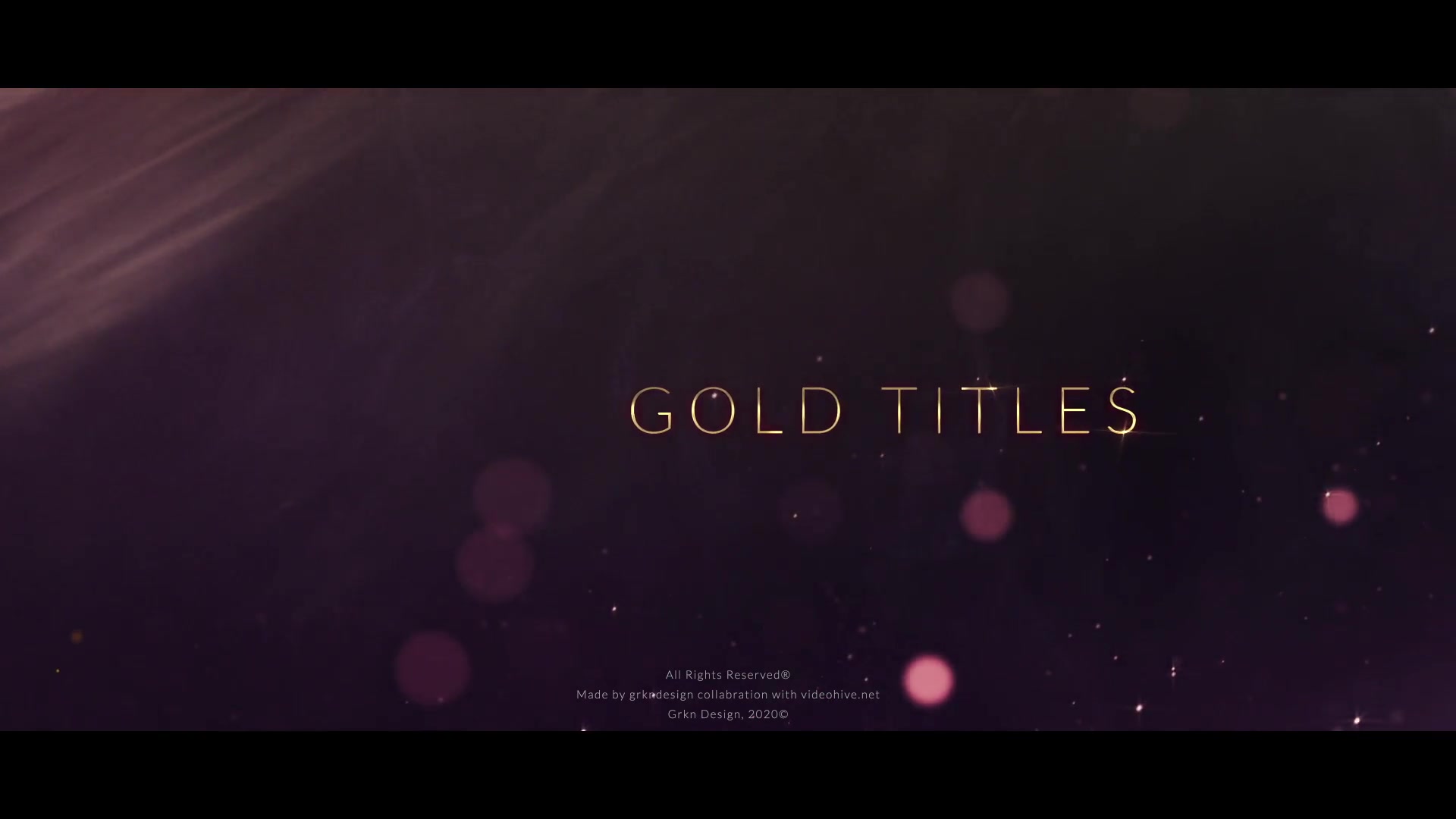 Lux | Gold Titles 2 Videohive 25828123 After Effects Image 5