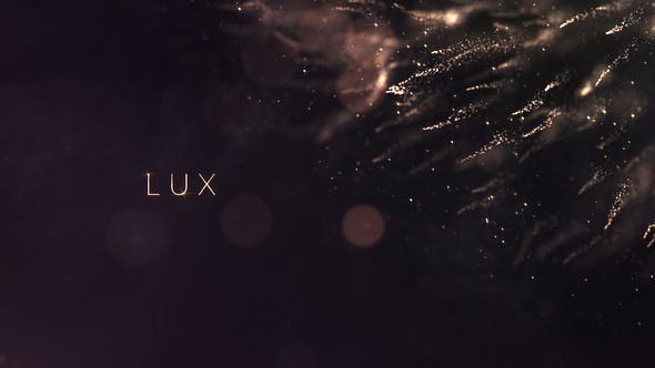 Lux | Gold Titles - Download Videohive 23640626