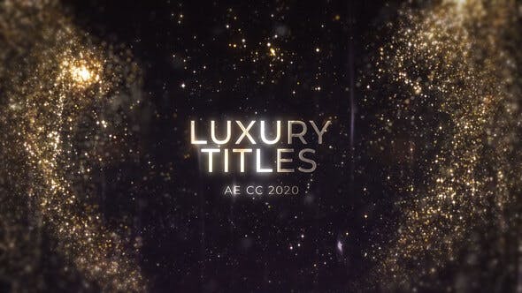 Luxury Awards Titles - Videohive Download 40245405