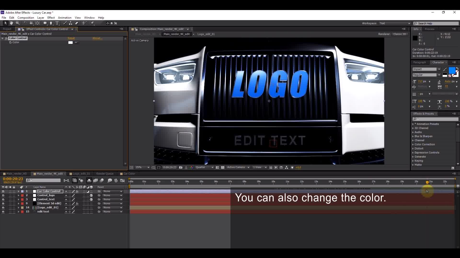 Luxury Car Videohive 23821660 After Effects Image 10
