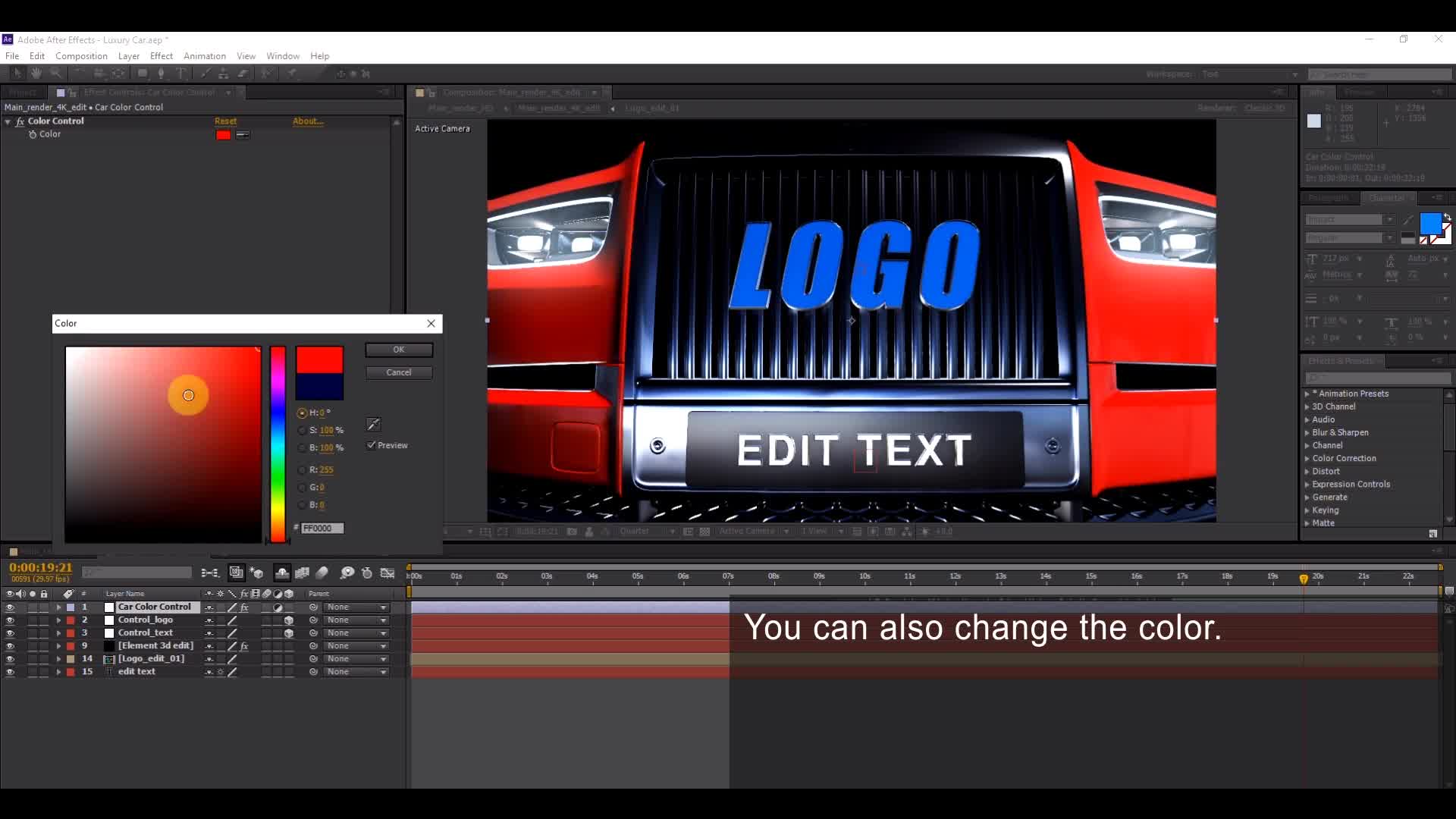 Luxury Car Videohive 23821660 After Effects Image 9