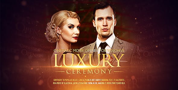 Luxury Ceremony - Videohive 11203488 Download