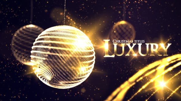Luxury Christmas Titles - 21089230 Videohive Download