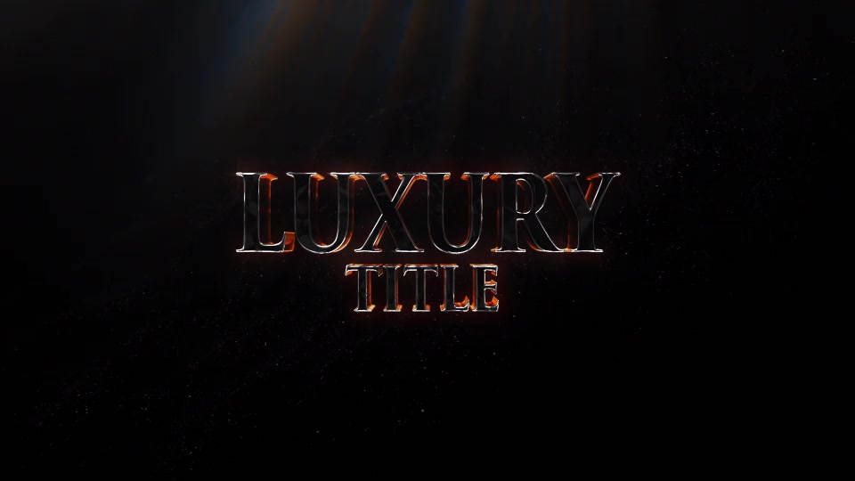 Luxury Elegant 3D Logo Title Videohive 30216493 After Effects Image 6