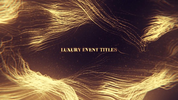 Luxury Event Titles - Download Videohive 21591602