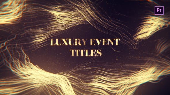 Luxury Event Titles Mogrt - Videohive 22629864 Download