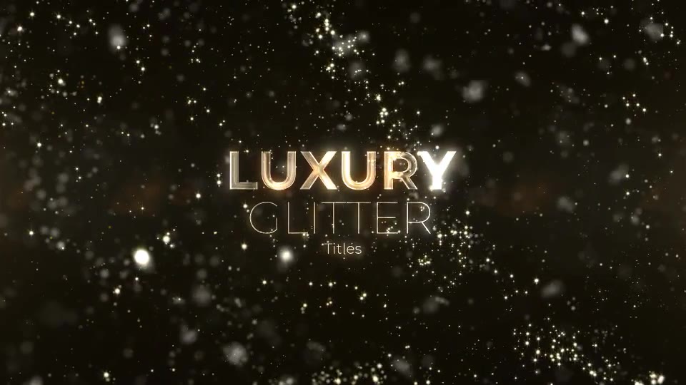 Luxury Glitter Titles Videohive 25459706 After Effects Image 3