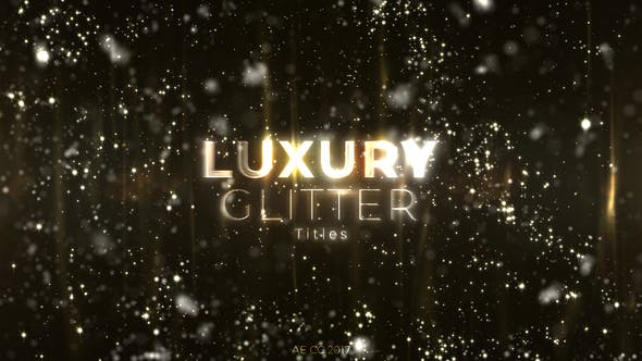 Luxury Glitter Titles - Download Videohive 25459706