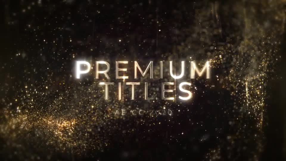 Luxury Gold Particles Titles Videohive 39854567 After Effects Image 1