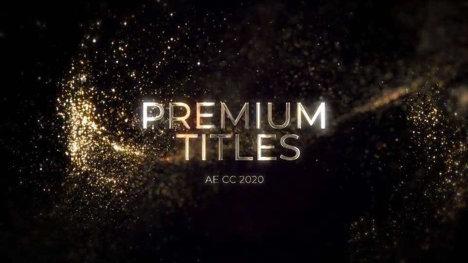 Luxury Gold Particles Titles Videohive 39854567 After Effects Image 2