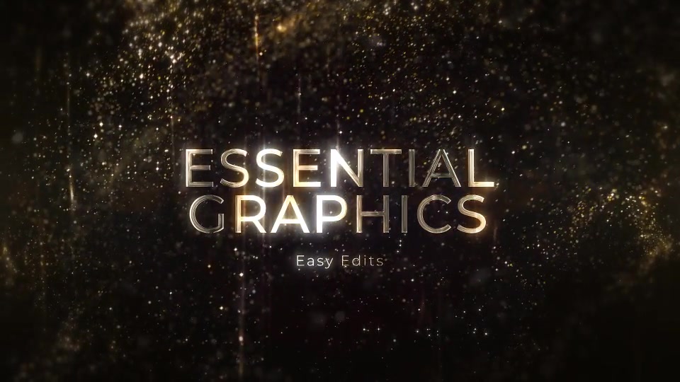 Luxury Gold Particles Titles Videohive 39854567 After Effects Image 5