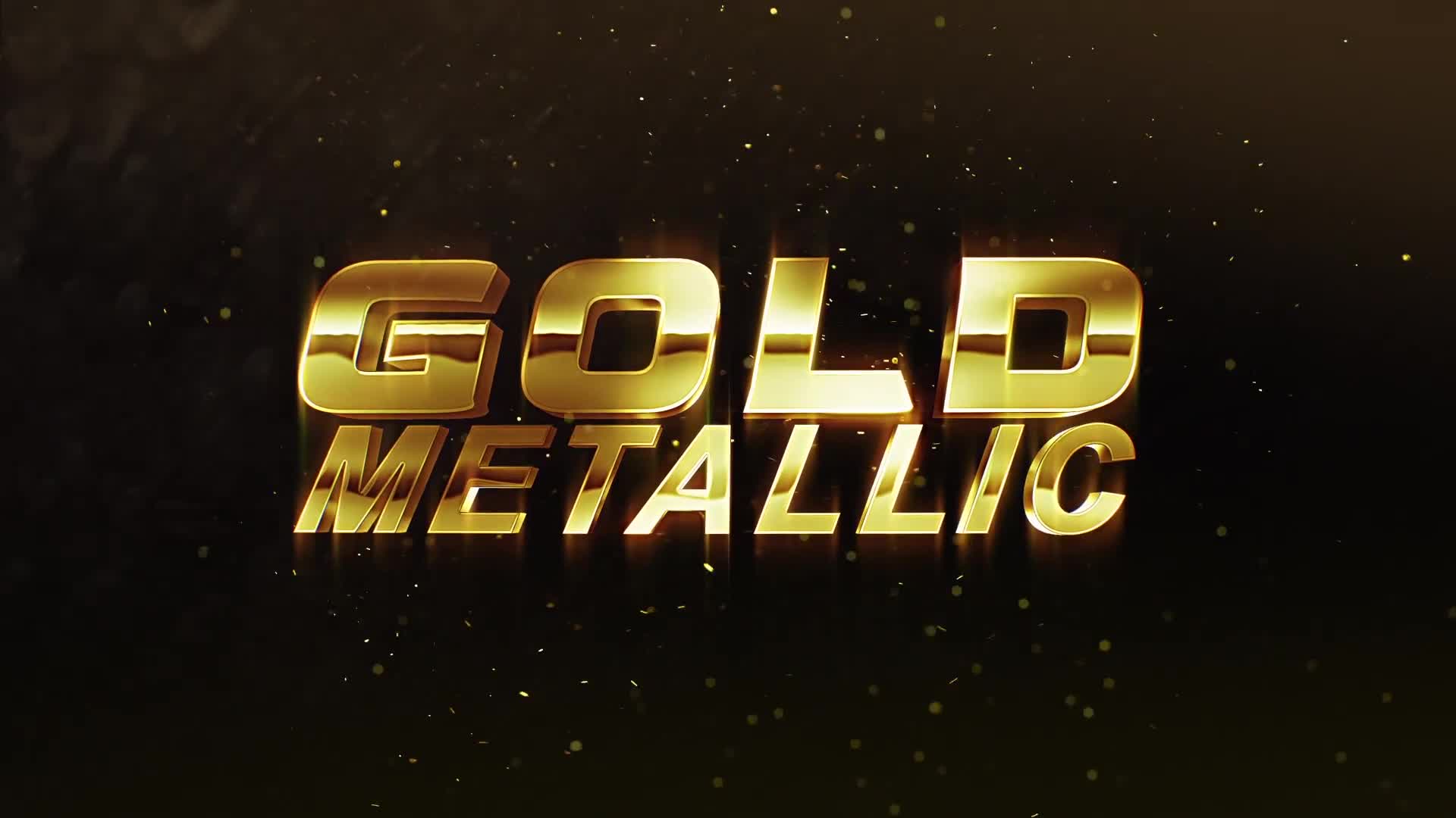 Luxury Gold Text Logo Intro Videohive 39781291 After Effects Image 1