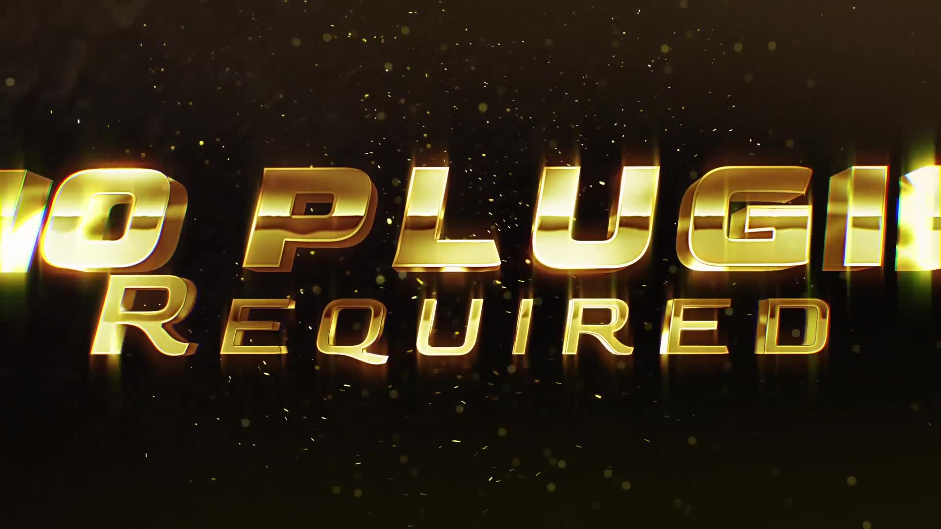 Luxury Gold Text Logo Intro Videohive 39781291 After Effects Image 2