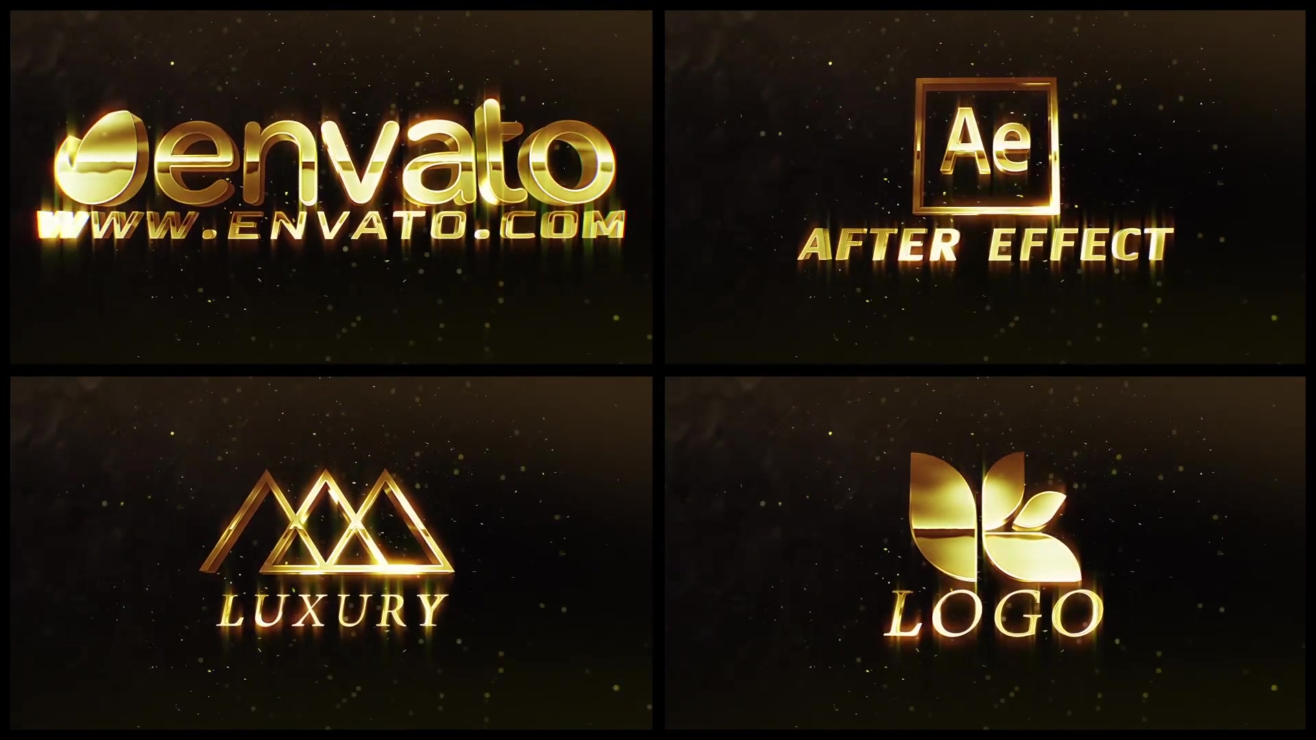 Luxury Gold Text Logo Intro Videohive 39781291 After Effects Image 8