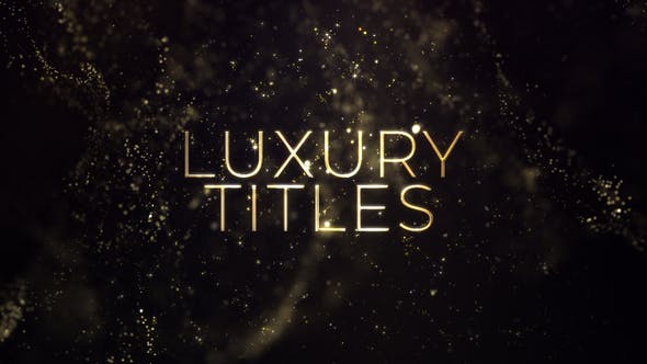 Luxury Gold Titles - Download Videohive 23472518