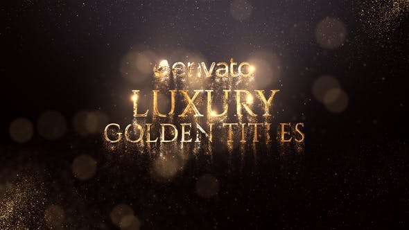 Luxury Golden Titles - 21834365 Videohive Download