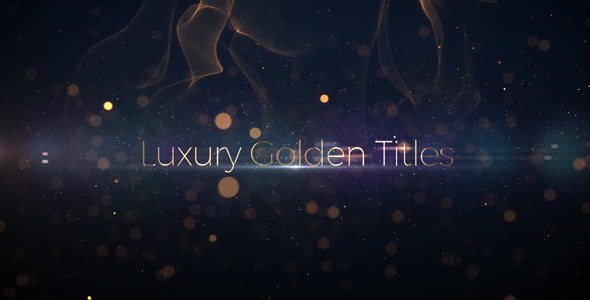 Luxury Golden Titles - Download Videohive 19901387