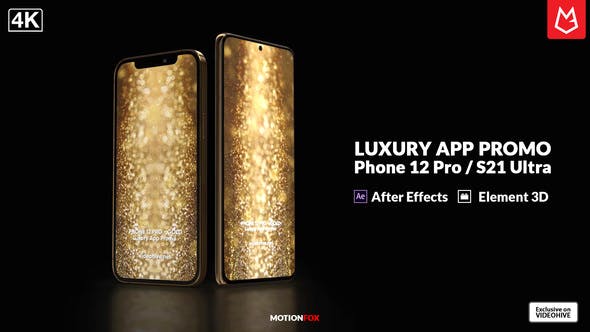Luxury Mobile App Promo | Element 3D - Videohive 33825652 Download