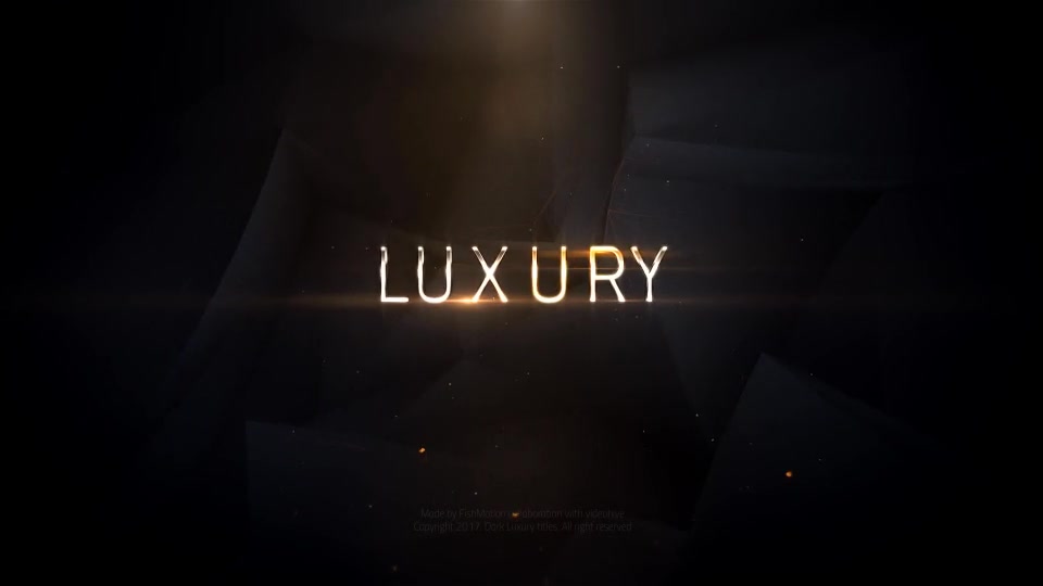 Luxury Titles Videohive 19577845 After Effects Image 2