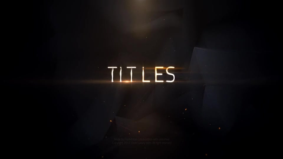 Luxury Titles Videohive 19577845 After Effects Image 3
