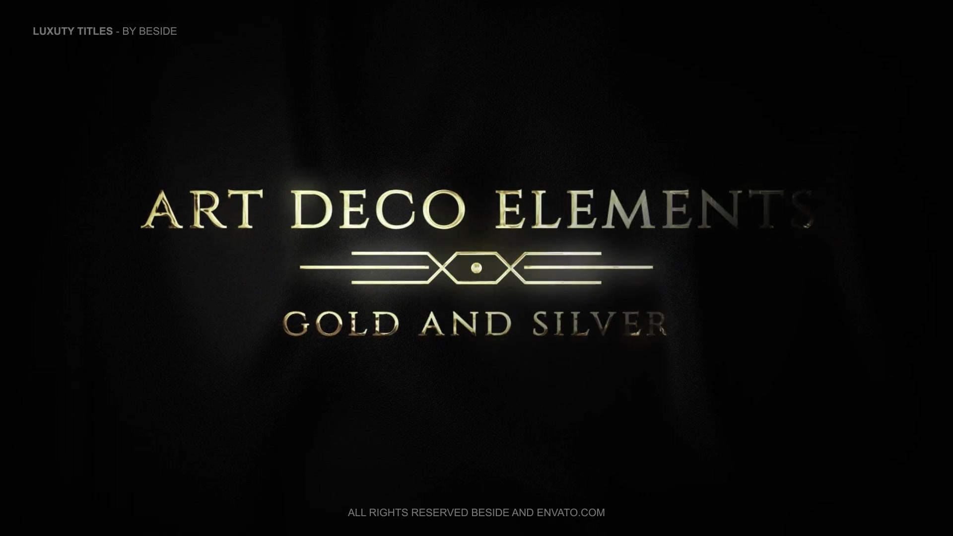 Luxury Titles Gold & Silver | AE Videohive 34763037 After Effects Image 10
