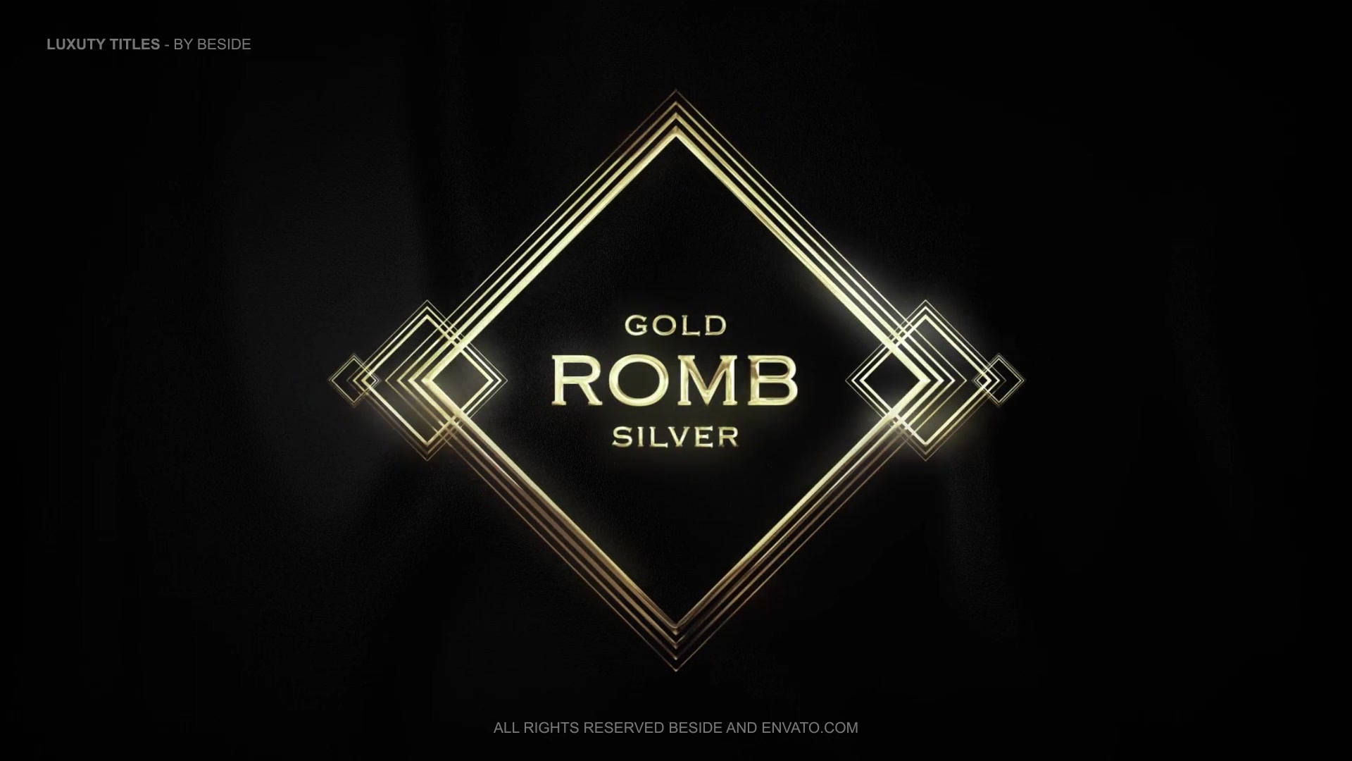 Luxury Titles Gold & Silver | AE Videohive 34763037 After Effects Image 5