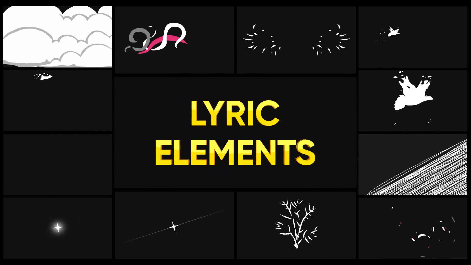 Lyric Elements and Scenes | After Effects Videohive 26541334 After Effects Image 1