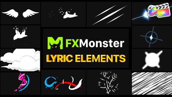 Lyric Elements And Scenes | FCPX - Videohive Download 26575530