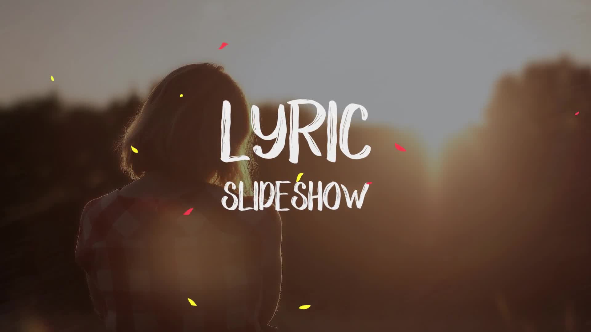 Lyric Slideshow | After Effects Videohive 25058839 After Effects Image 1