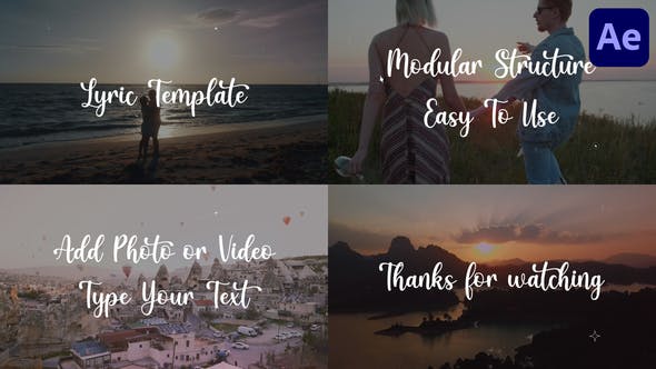 Lyric Template | After Effects - 38351961 Download Videohive