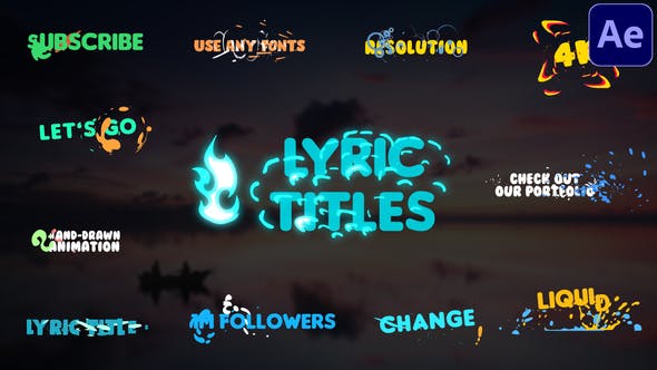 Lyric Titles | After Effects - Download 29492628 Videohive