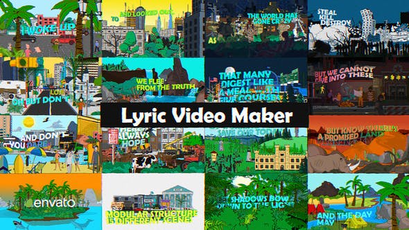 Lyric Video Maker - Videohive Download 38841553