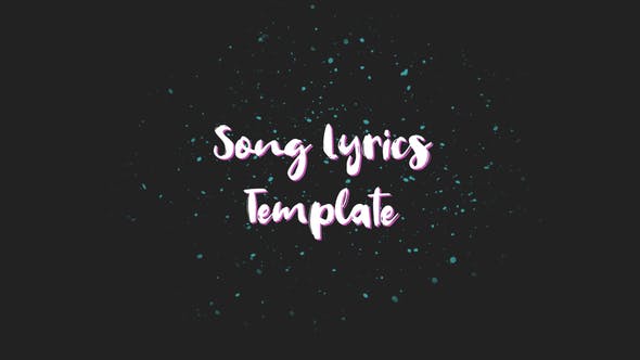 Lyrics Template - 23345179 Videohive Download