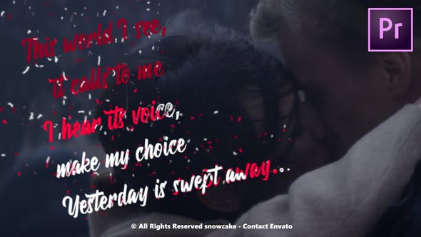 Lyrics Template Liquid Style For Premiere Pro - 25098888 Videohive Download
