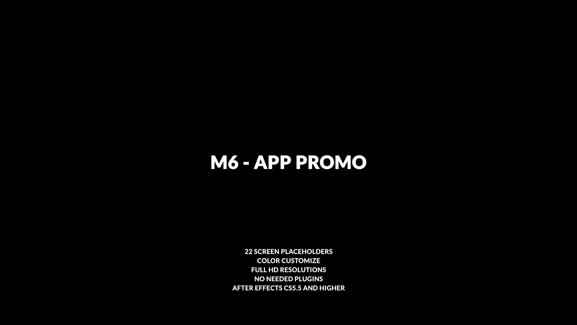 M6 | App Promo Videohive 32750315 After Effects Image 1