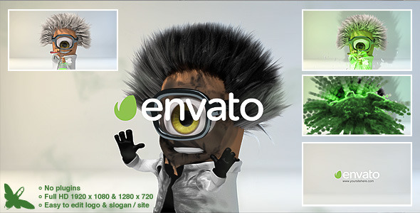 Mad Scientist Logo - Download Videohive 8998526