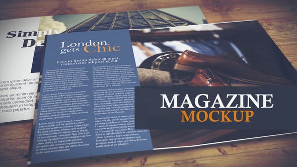 Magazine Mockup - Download 26306134 Videohive