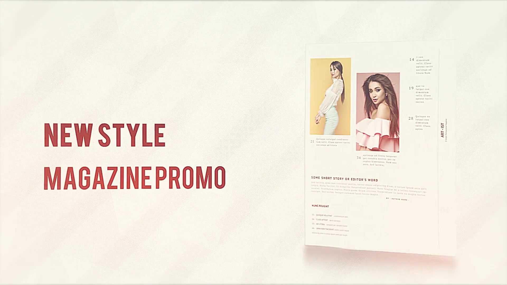 Magazine Promo Videohive 21787744 After Effects Image 3